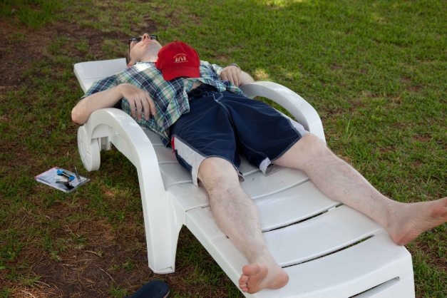 ¿Qué tiempo hizo?Hizo mucho calor, casi 35 grados...