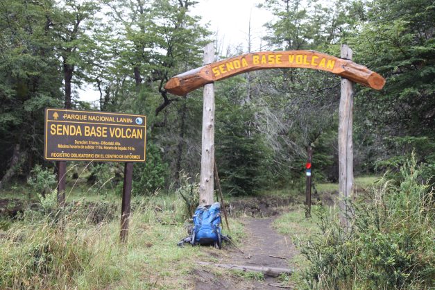 Start zum Volcano Base Trail