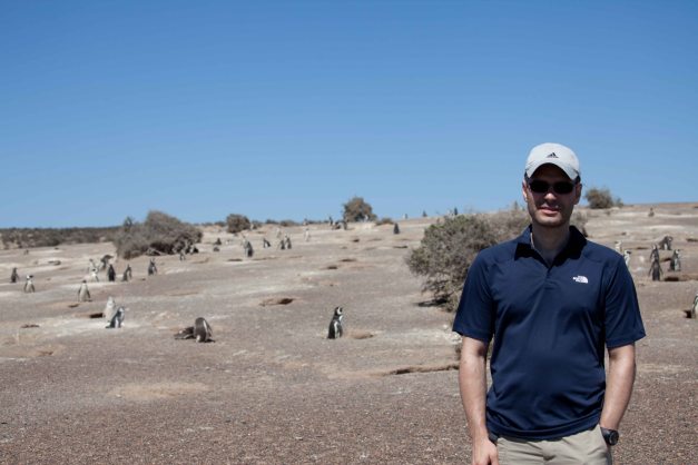 Me and the penguins...