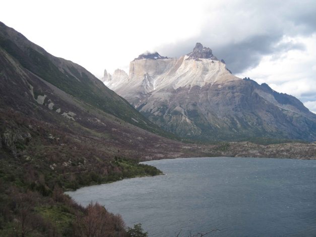 Some where over there is the camp site Italiano