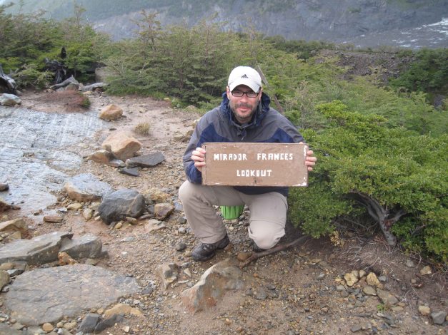 But we made it to the sign of the lookout anyway (although I doubt that there was the real lookout...)