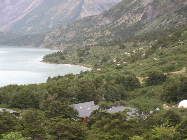 ...to the camp of day 3 (some where down there are the tents)