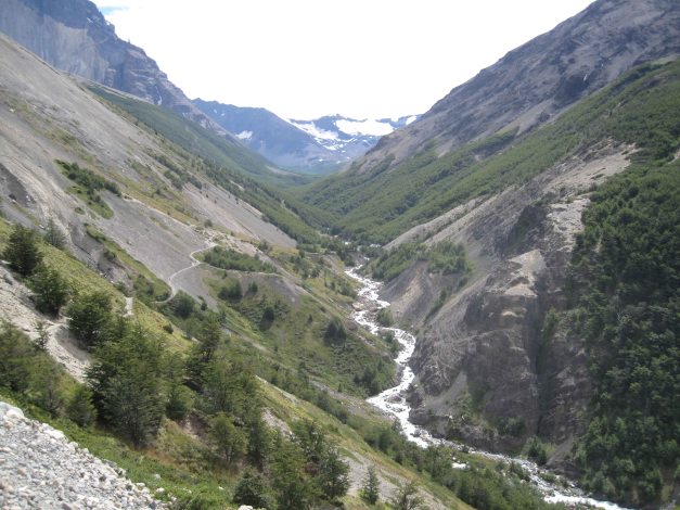 Almost there I thought...but  then it was still a bloody long way to go to the Torres camp site