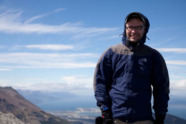 Aber es ist verdammt kalt hier oben - also schnell wieder runter...