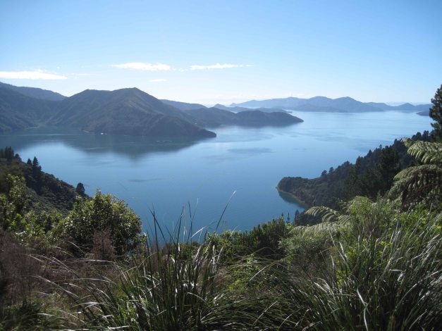 Auch am zweiten Tag schönes Wetter und traumhafte Aussicht