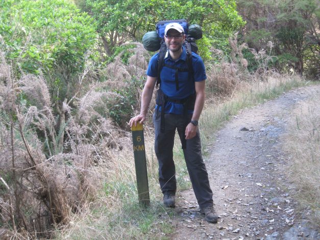 Nur noch 6 km bis zum Ziel