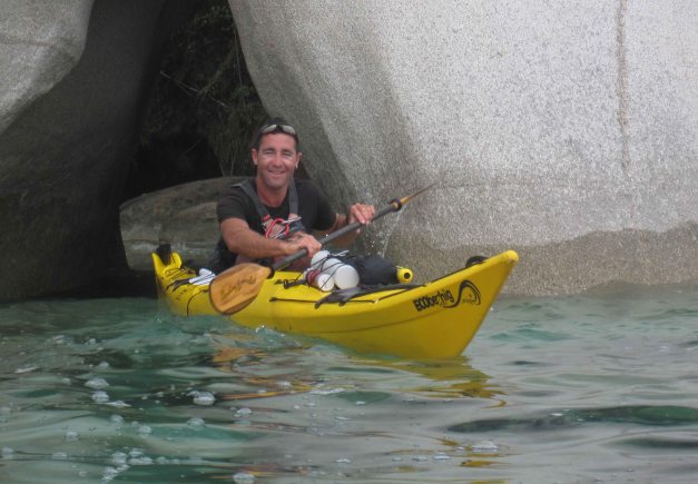 Unser Guide auf dem Abel Tasman Paddeltrip