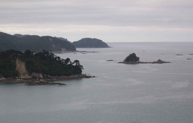 Küste des Abel Tasman Nationalparks von Anchorage Richtung Norden