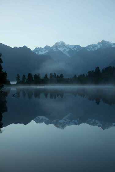 Mt. Cook reflexion at Lake Matheson