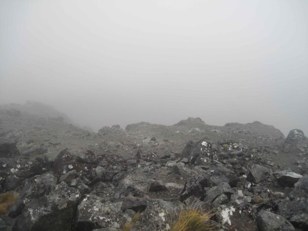 ...wo die Aussicht leider nur noch geschätzte 5 Meter beträgt!