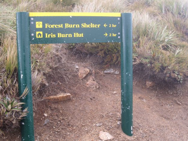 Bevor wir den Abstieg zur Hütte in Angriff nehmen