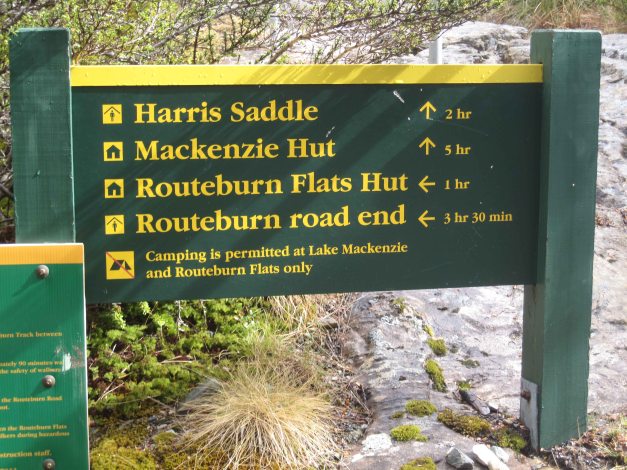 Weiter geht's zum Harris Saddle