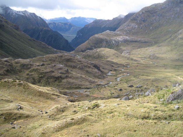 Blick zurück ins Tal