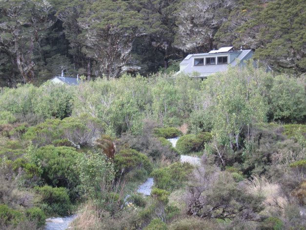 Geschafft - die Hütte ist erreicht