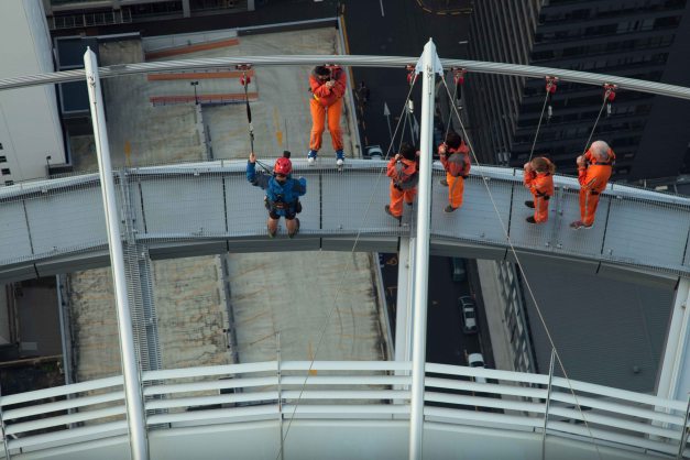 Sydney's got the Bridge Climb and Auckland its SkyWalk... just go for a walk at 192 meters