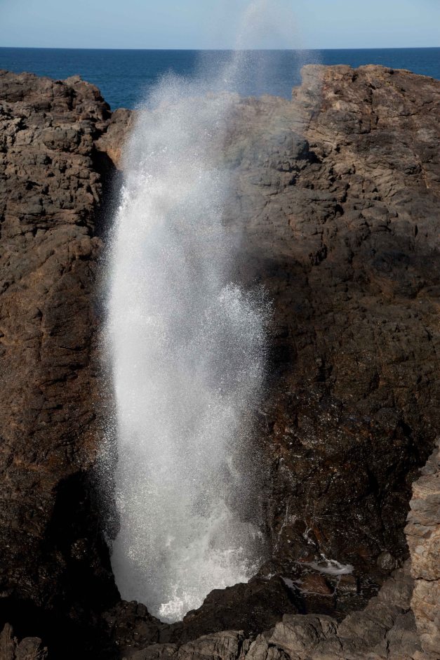 Blowhole at Kiama - and it does bloooowwww!!!!