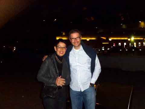 Beth and me at the Opera House